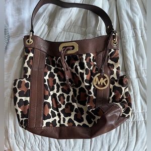 Michael Kors leopard handbag